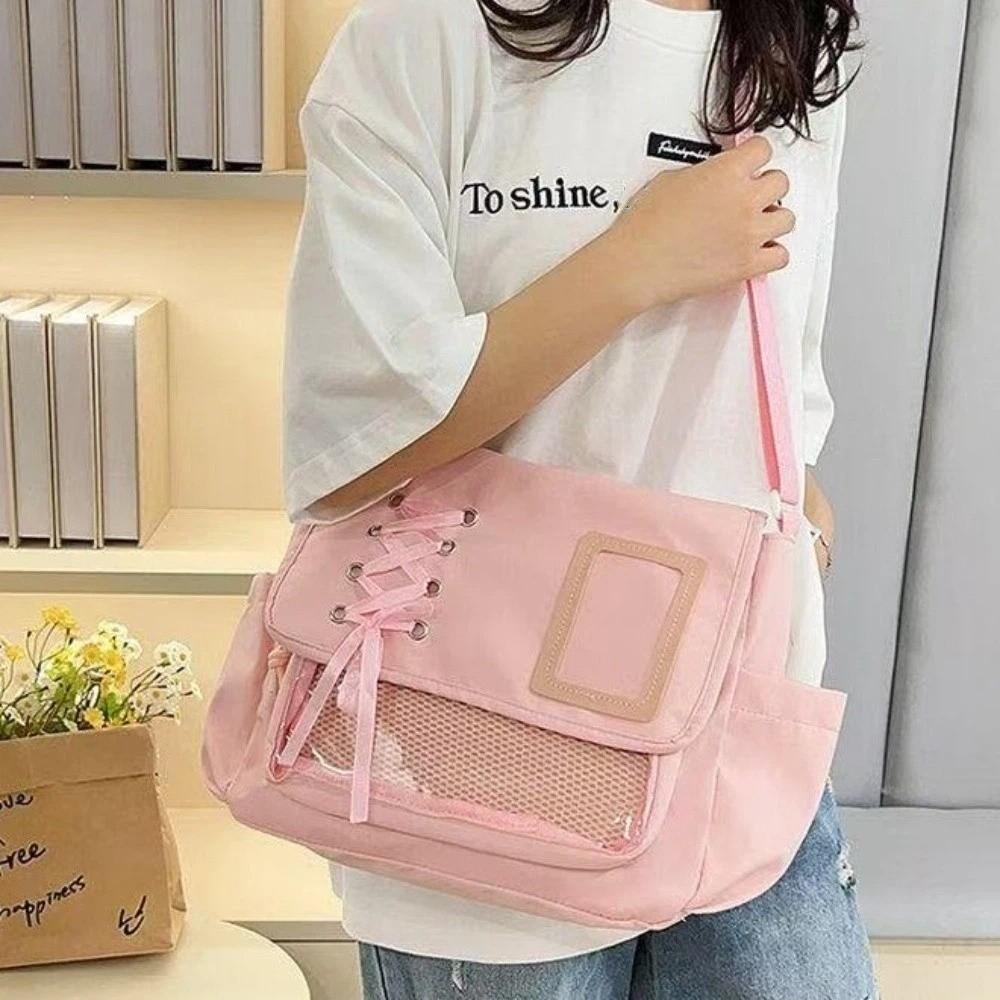 Lightweight Y2K Ulzzang Ita Bag Large Capacity Messenger Handbag  JK Uniform