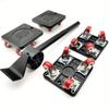 5Pcs/Set Heavy Duty Furniture Lifter Mover Roller with Wheel Bar Moving Device Lifting Helper Furniture Moving Transport Tool