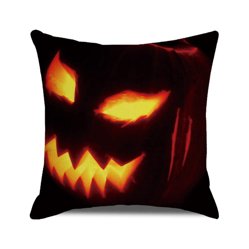 Хэллоуин тема ужас тыква летучая мышь принт узор наволочка дома гостиная диван украшения квадратный пледы наволочка