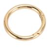 20pcs 40MM Spring O Rings Gold Snap Clips Jewelry Tools Snap Hooks  Pet Chains