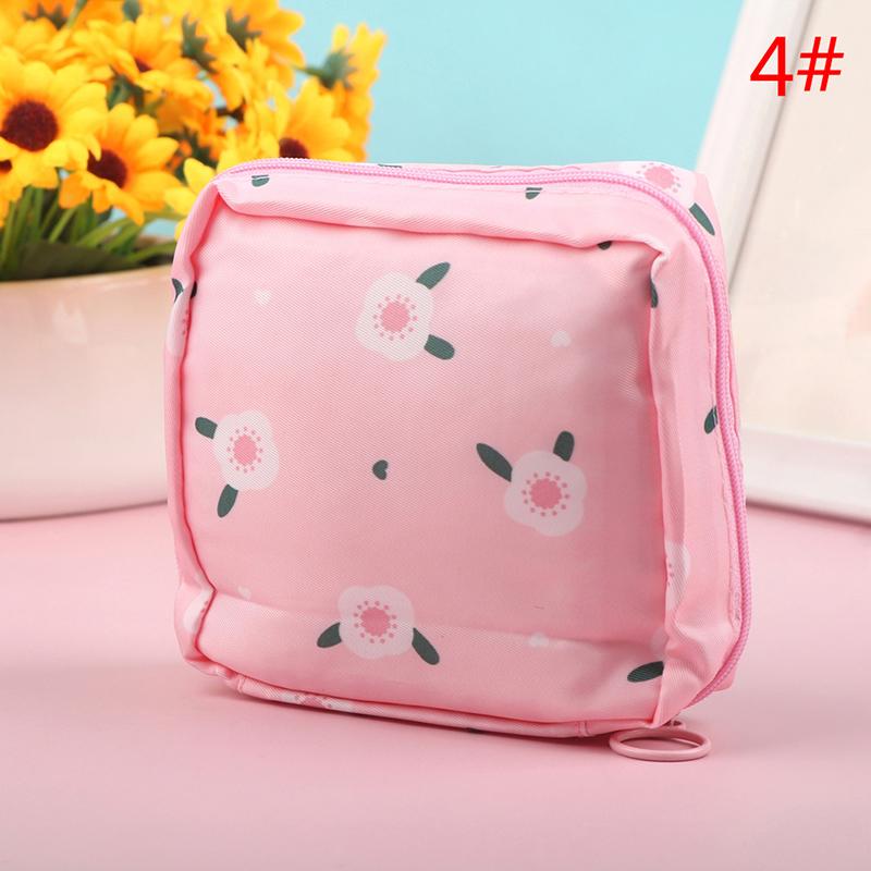 Cute Sanitary Pad Tampon Storage Bag Portable Travel Bag Makeup Bag Earphone Bag