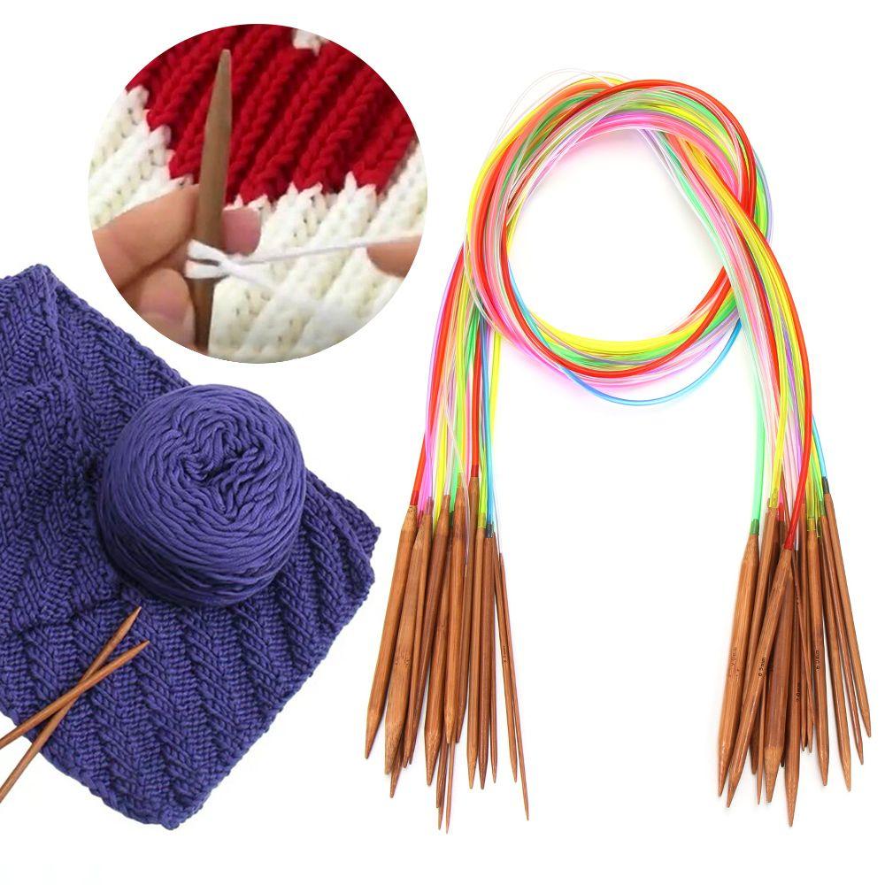 Гладкие цветные трубчатые швейные принадлежности булавка для вязания спицы круговые спицы