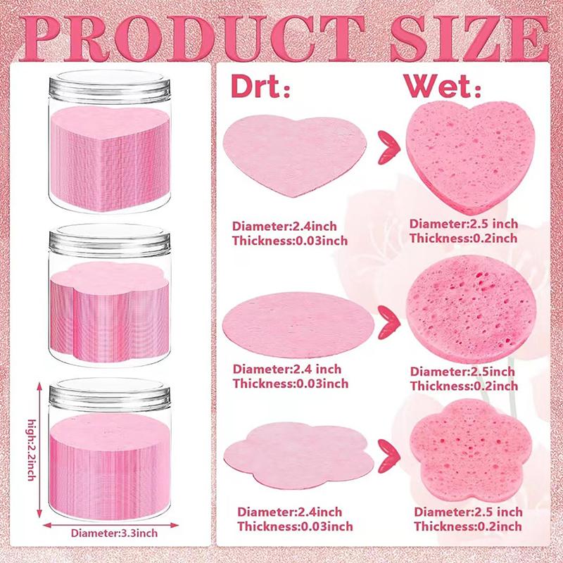 20 шт./коробка Сжатые губки для лица Косметическая гидротерапевтическая губка Спа Подушечки для лица Для ежедневного очищения Снятия макияжа Отшелушивания