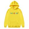 Худи с раскраской Weezer Мерч группы Weezer Свитшоты Винтажные Мужские Женские Хип-хоп Пуловеры С длинным рукавом Повседневные Пуловеры Худи