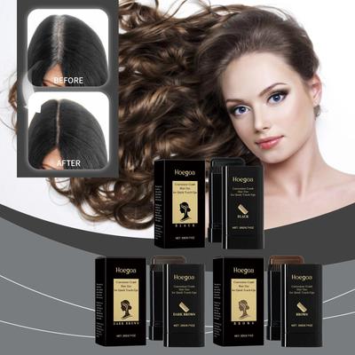 Hoegoa Hair Styling Stick Color Временная краска для волос Stick Natural Gentle Non-раздражающий цвет Проявление парикмахер