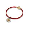 Pandora Lucky Rabbit Woven Leather Bracelet Women bracelet ZT2583
