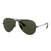 RayBan Aviator Alloy Black Frame Oval Sunglasses Men's