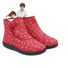 Winter Shoes: Women's Fleece and Thickened Warm Cotton Boots, Women's Soft-soled Cotton Shoes