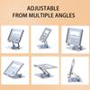 Вращающаяся на 360 градусов складная подставка для ноутбука для стола - регулируемая подставка для планшета