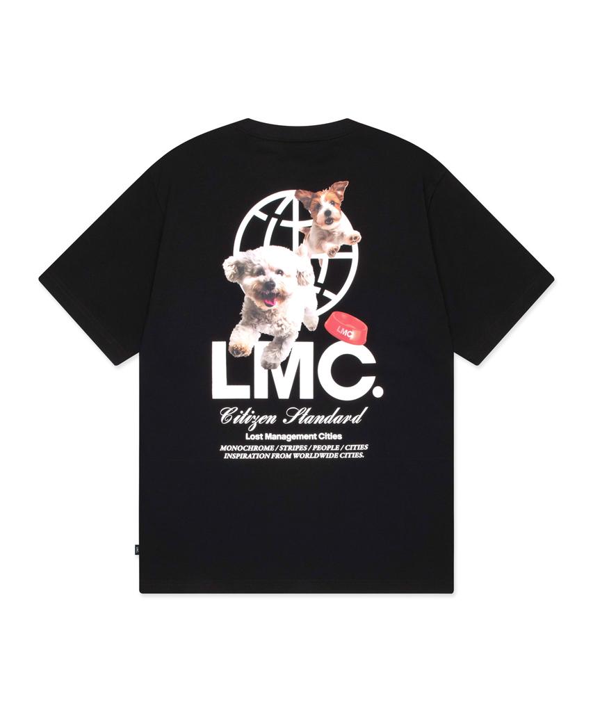 LMC Летящий щенок Футболка Черная