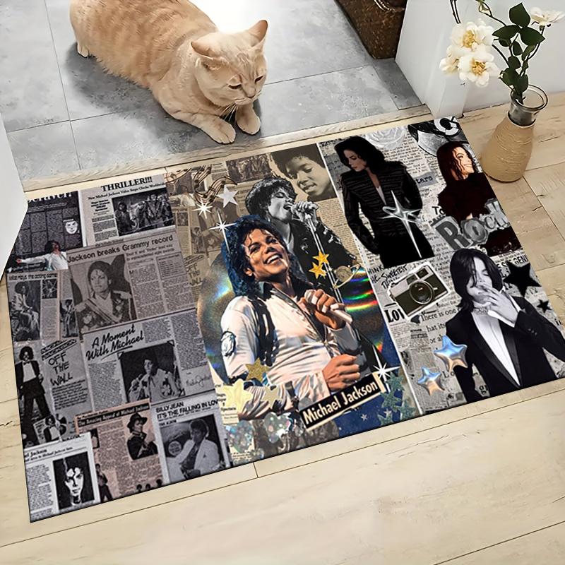 Music Legend Collage Carpet Rug Soft Washable Antislip Home Living Room Sofa Mats Personalized Christmas Rug