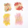 100Pcs12Cm Heart Bamboo Food Picks Buffet Cupcake Fruit Fork Party Cake Dessert Salad Vegetable Sticks Cocktail Toothpick Skewer