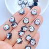 30/50pcs  Cute 9mm Resin Mini Penguin Series Flat Back Stone Figurines DIY Wedding Scrapbook Manicure Accessories