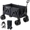 Alebert Carry Wagon Outdoor Specialized Tire 190L Большая вместимость 150 кг Высокая грузоподъемность Уличная тележка для переноски Кемпинговая тележка Convergence Складная