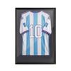 Jersey Frame Display Case, 92.5 x 71.8 x 4 cm, Wooden Sport Jersey Shadow Box with 98% UV Protection PC Panel and Hanger, Magnetic Lock, for Baseball