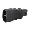 2Pcs IEC320 C14 To IEC320 C7 Power Adapter IEC320 C14 To C7 PDU UPS Extension Power Plug Adapter