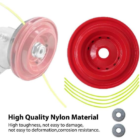 USonline911 Universal Aluminum Trimmer Head String Trimmer Weedeater W/ 4-Wire Brush Cutter, String Trimmer, Weed Trimmer