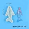 Mermaid Tail Silicone Resin Mold DIY Ocean Mermaid Shell Conch Fondant Chocolate Cupcake Gumpaste Baking Cake Decorating Tools