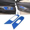Blue Carbon Fiber Door Window Switch Lift Sticker Trim For Corvette C8 Z51 20-25