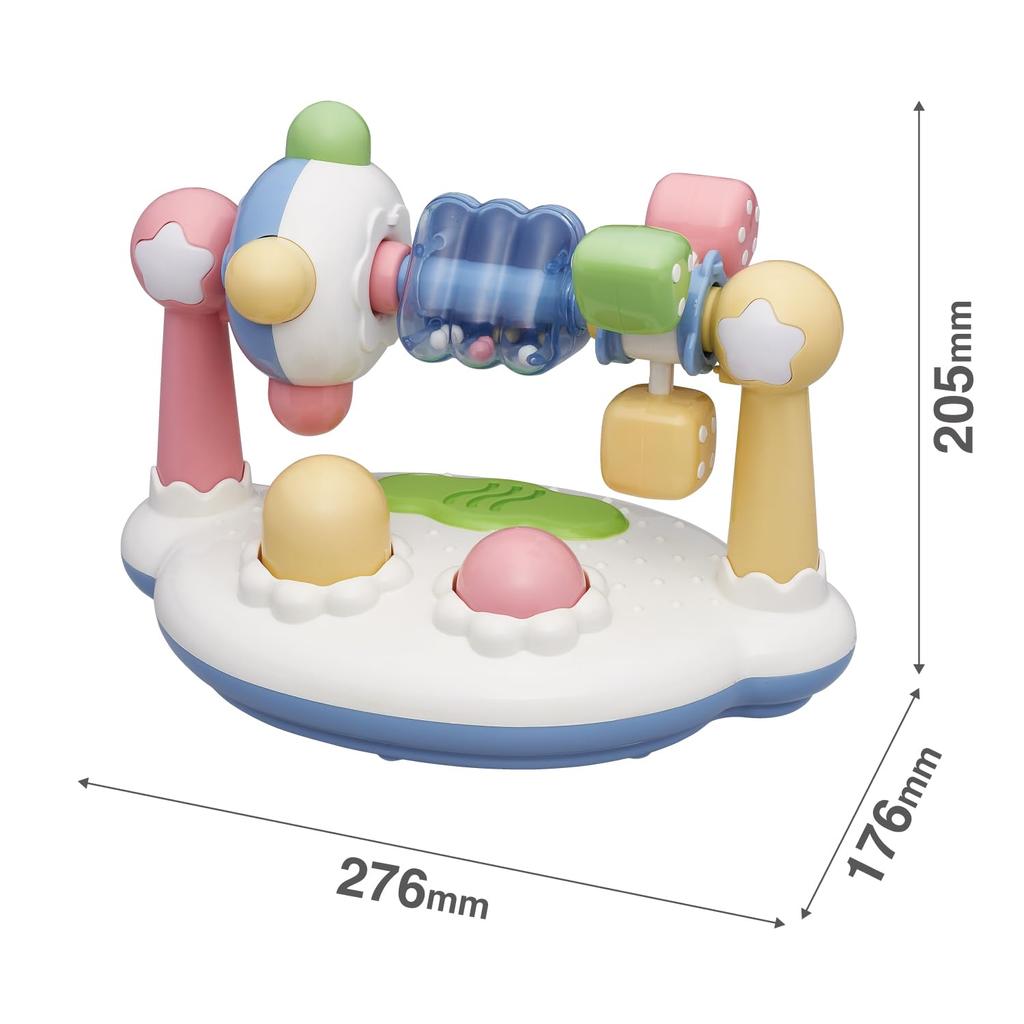Toy Royal Spin and Spin Sound Toy Fun Learning Toy Spinning and Jingling for Babies (Educational Toy/Finger Play) (Sound/Light-Up Toy)
