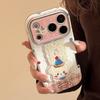 Подходит для Осени и Зимы Чехол для Мобильного Телефона Iphone17promax Apple 16 15 Плюшевые Мультяшные Животные 13 Кожаный Чехол для Мобильного Телефона