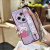 Soft Case Wristband Phone Case For Redmi 14C 4G/14R 5G/A3 Pro 4G/POCO C75 Protective Shockproof Cartoon Waterproof Cute