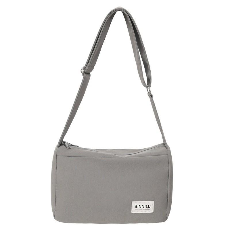 2023 New Street Style Canvas Bag Women Men Large Capacity Shoulder Bag