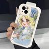 Классический аниме C-Candy C-Candy Кожаный чехол для телефона Для IPhone 16 15 14 13 12 11 Pro Max Plus Ударопрочный чехол