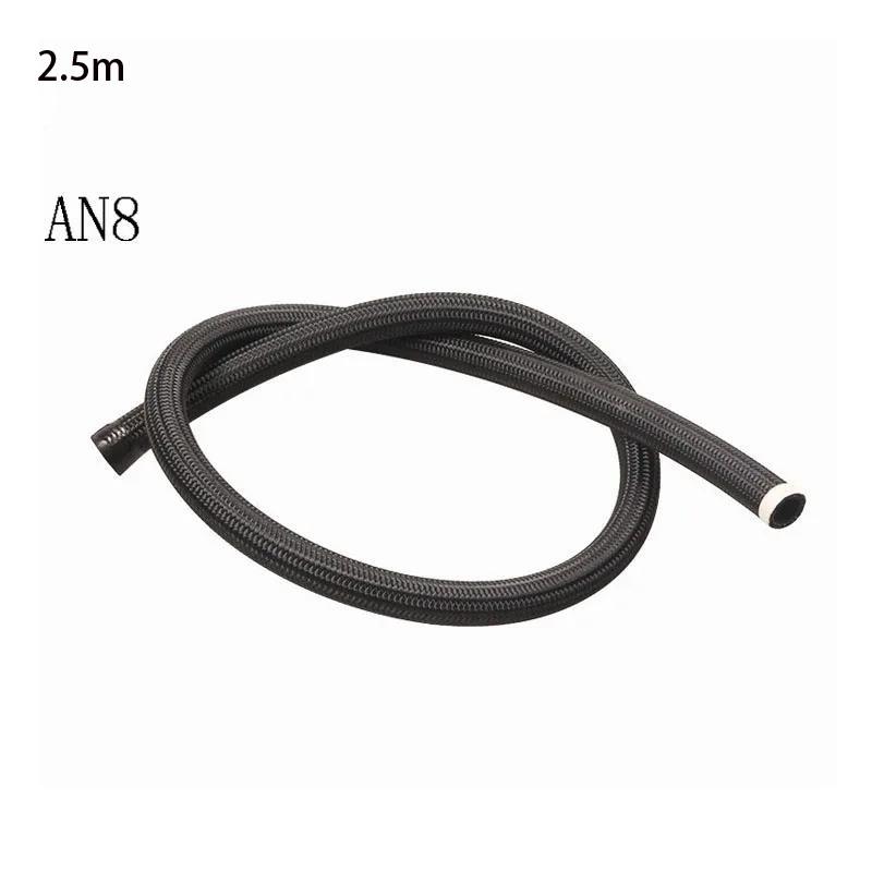 AN4 AN6 AN8 AN10 Нейлоновая оплетка из нержавеющей стали Тормозной маслоохладитель Топливопровод Шланг CPE Синтетическая резина Топливная труба