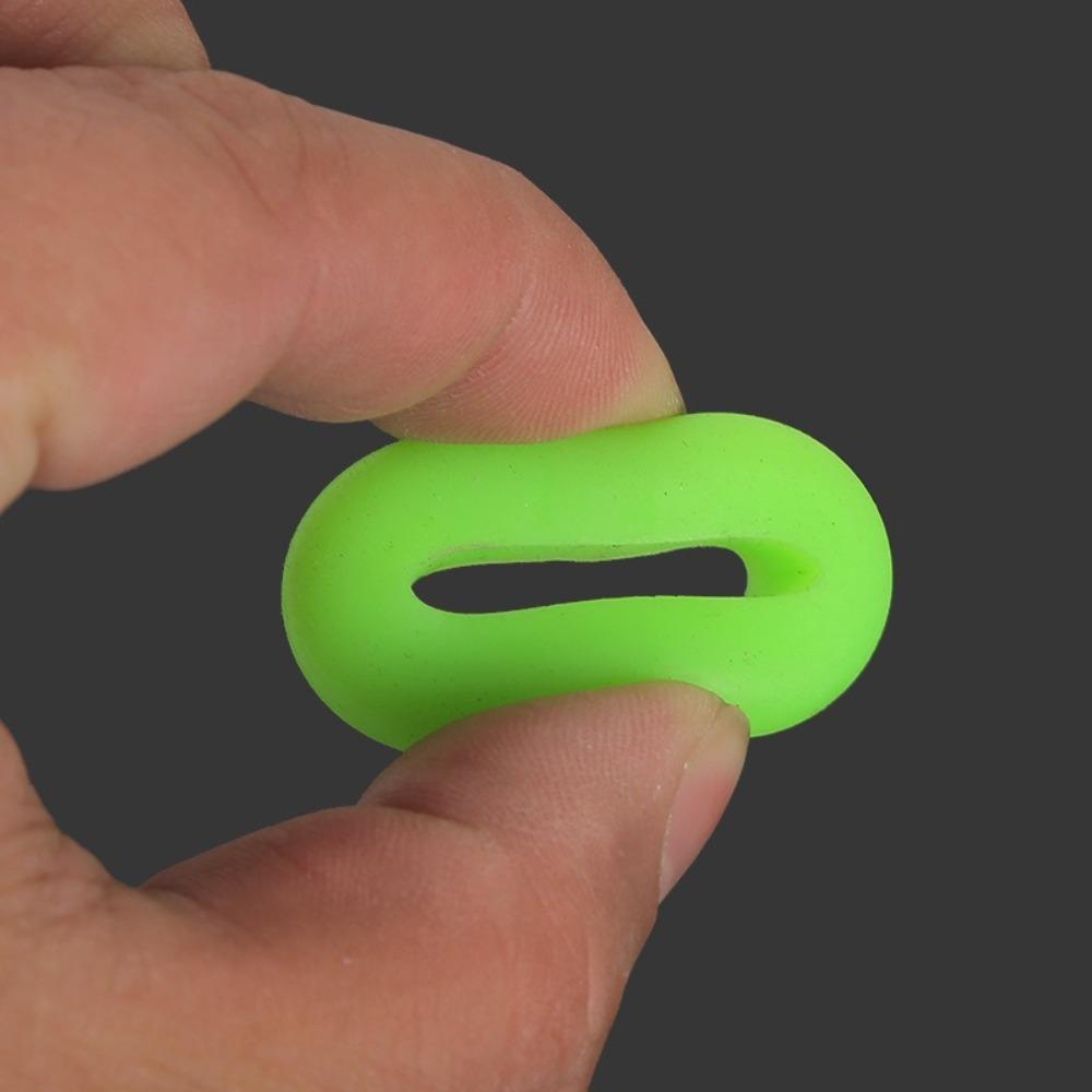 100pcs 2.5cm Waterproof Elastic Rod Stop Ring 3.0cm Rod Clip O-Shape Rubber Stopper  Fishing Tools