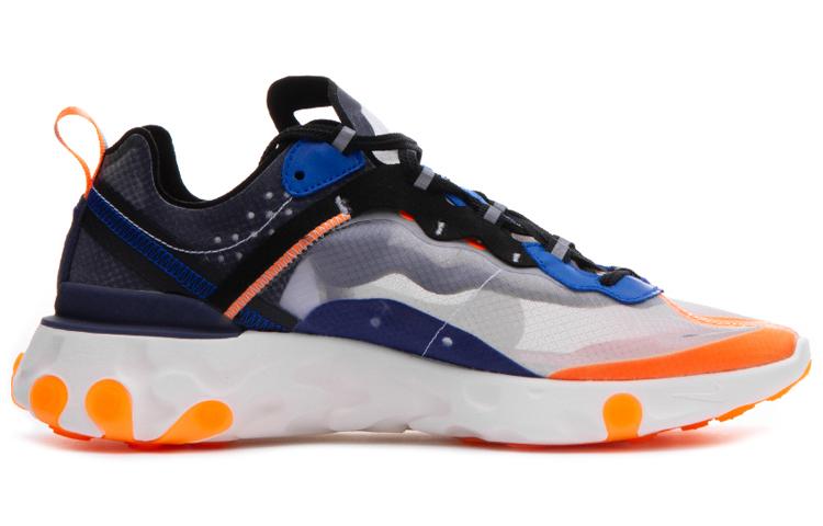Nike React Element 87 Thunder Blue/Total Orange AQ1090-004