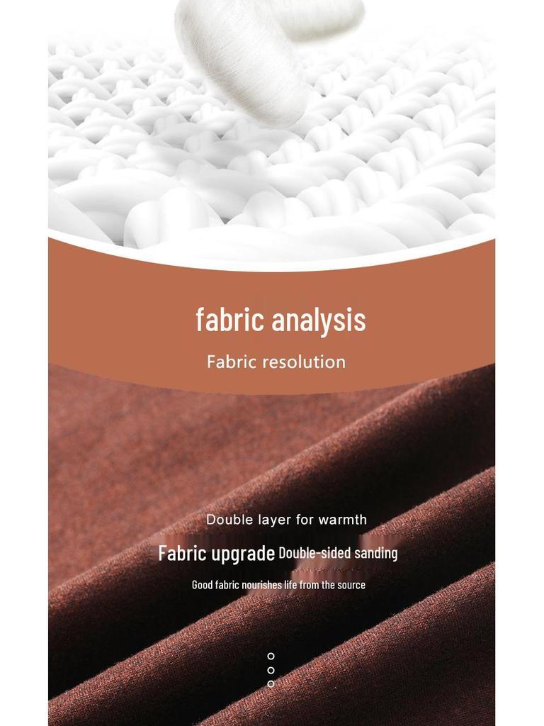 Мужской бесшовный комплект термобелья из шелка с флисовой подкладкой - Высокая эластичность, Теплый, Базовый слой для осени с поддержанием постоянной температуры