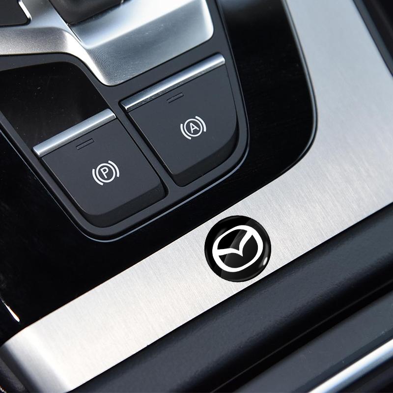 Наклейки на замочную скважину автомобильного замка Защита дверного замка Автомобильные 3D-наклейки Для Mazda 6 3 CX5 5 2 323 CX7 Demio Atenza Axela MX30 CX30 CX3 CX9 RX8 RX7