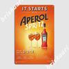 Aperol Spritz Metal Sign Decoration Garage Club Wall Decor Wall Pub Tin Sign Poster