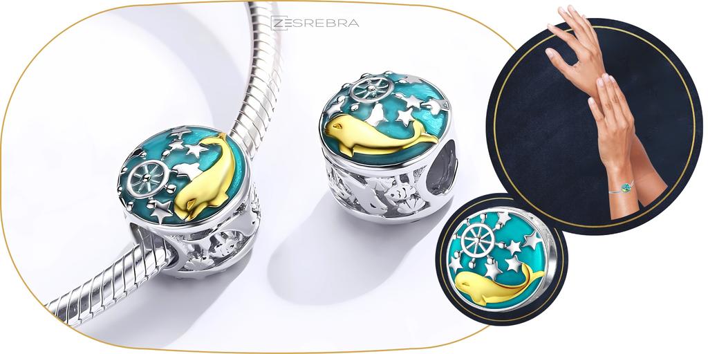 Charms Pr 925 Ocean Pendant Bead Beads Pendant Gift S925