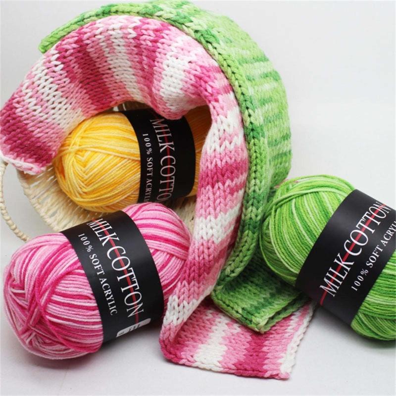 Пряжа для вязания крючком, мягкая акриловая пряжа, пряжа для ручного плетения, вязание одежды, сумка для рукоделия, шляпа, свитер, шарф, поделки своими руками