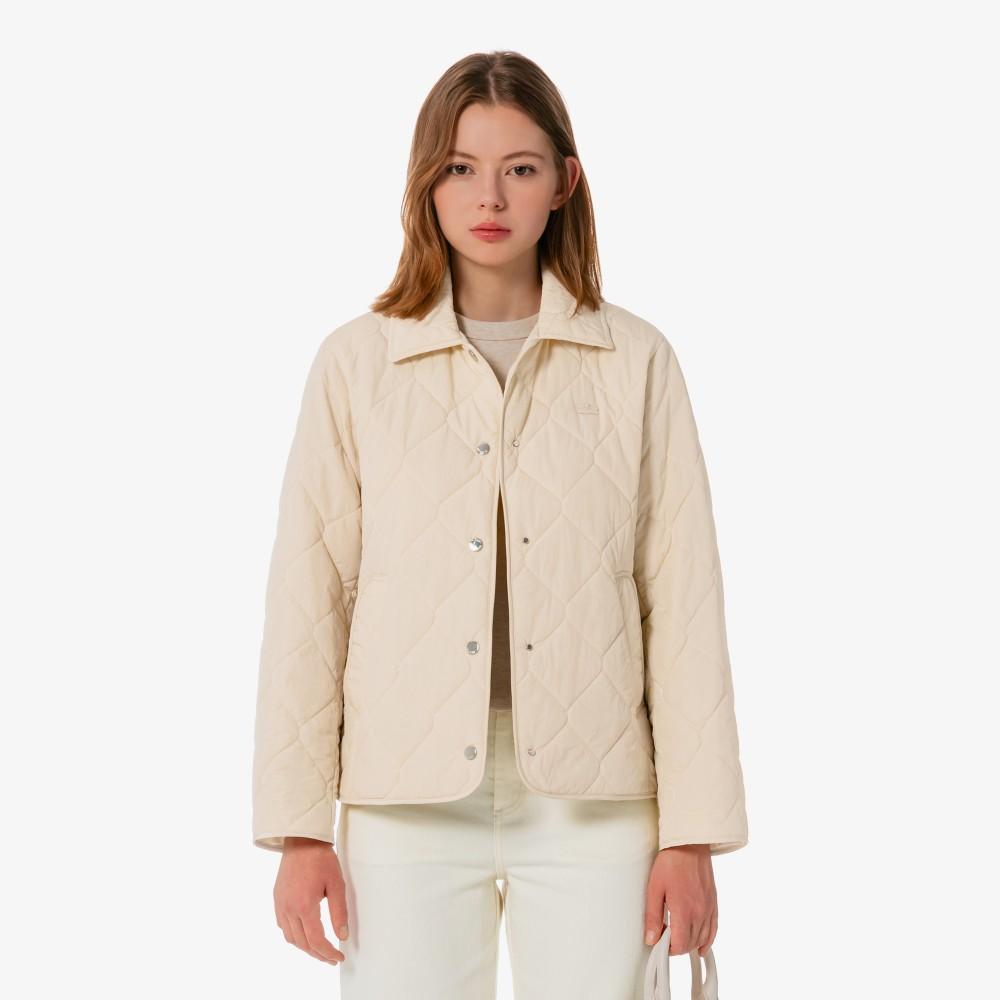 [lacoste] Women's Quilted Pattern Padded Jumper BF265E-56G02S