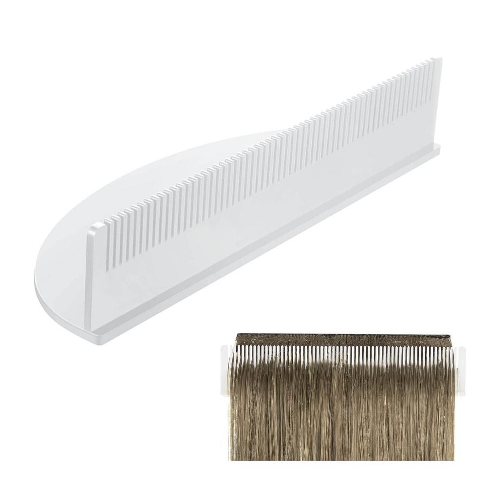 Acrylic Hair Extensions Holder Easy To Install Hair Hanger Extension Display Hair Styling Process