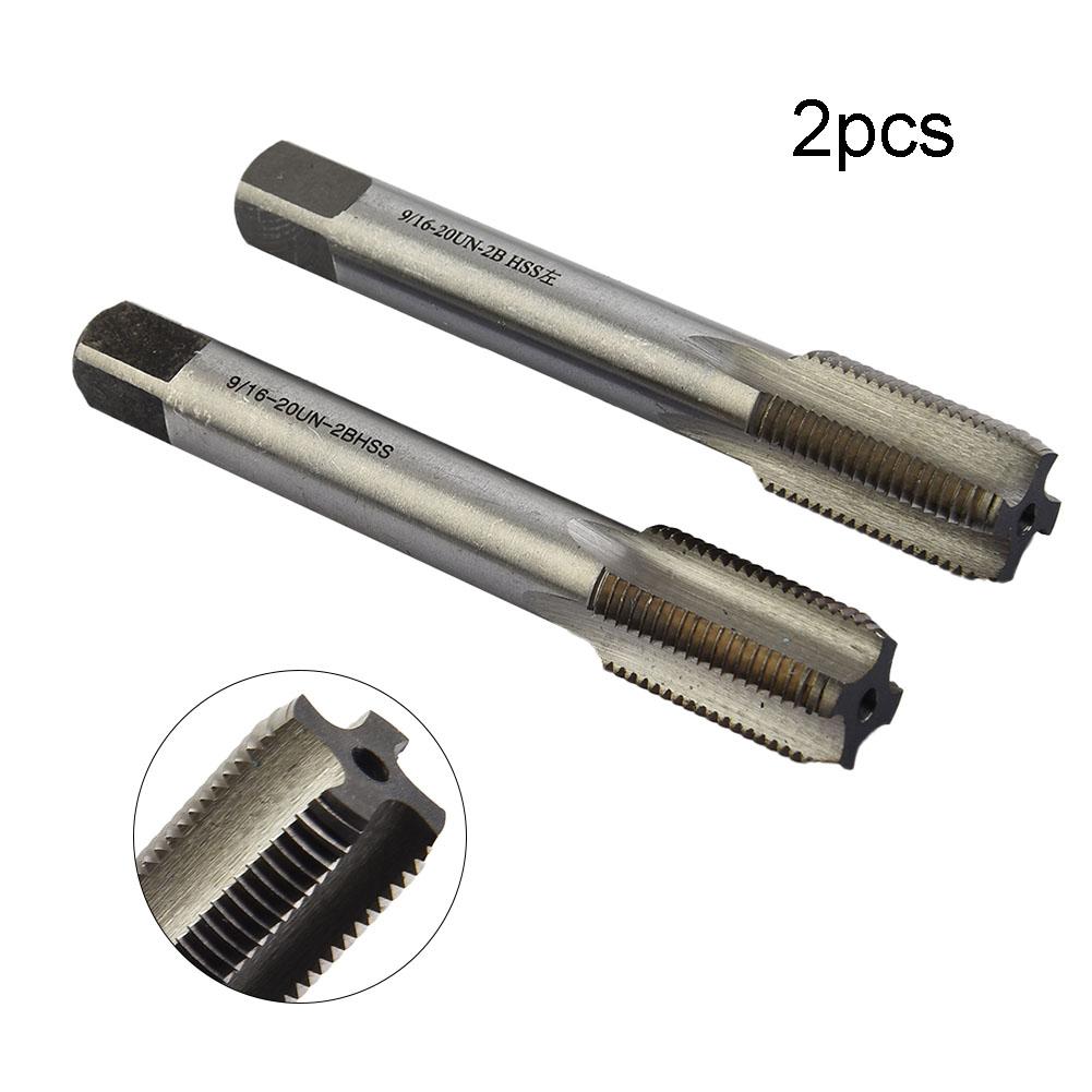 2 PCS Thread Tap 9/16 -20 TPI Bike Crank Right & Left Hand
