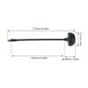 1.8G 6.1G 7.1G 1.1dBi High Gain FPV Image Transmission Antenna With SMA Connector 1111-6111MHz 6111-7111MHz Frequency For Drone
