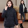 Fashion Short Warm Parka Coats Autumn Winter Cotton Clothes Women's Simple Stand Collar Cotton-padded Jacket Femme