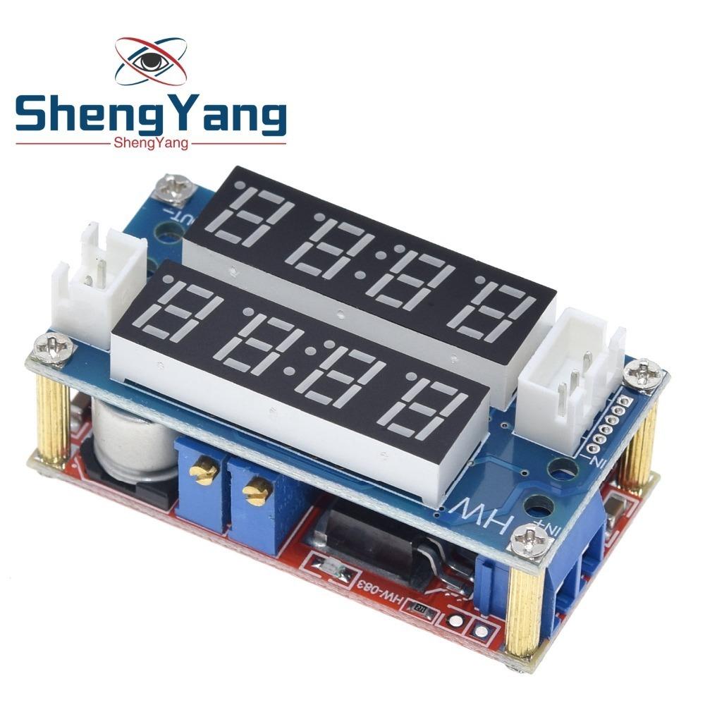 TZT DC 5-30V To 0.8V-29V XL4015 5A Adjustable Power CC/CV Step-down Charge Module LED Driver Constant Current Constant Voltage