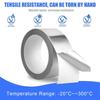 High Temperature Resistance Aluminum Foil Tape Kitchen Pipe Repair Self Adhesive Sealing Foil Heat Insulation Leak Proof Tapes