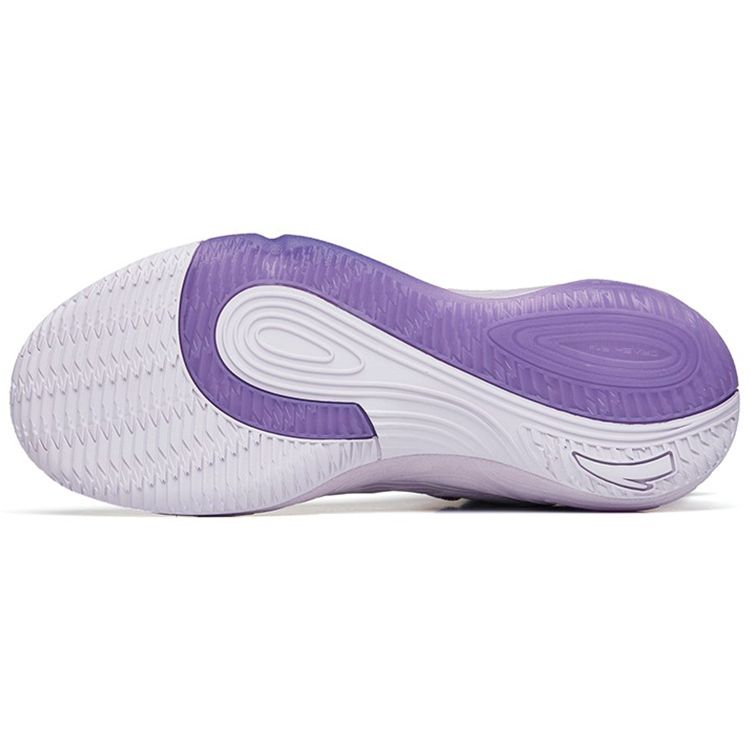 Anta Баскетбольные кроссовки Bubble Bounce прочные нескользящие с низким верхом, мужские кроссовки фиолетовые 112211603Q-2