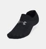 UNDERARMOUR Унисекс Носки Ua Essential Ultra Low с Тонкой Манжетой 3 Пары 1382613-001