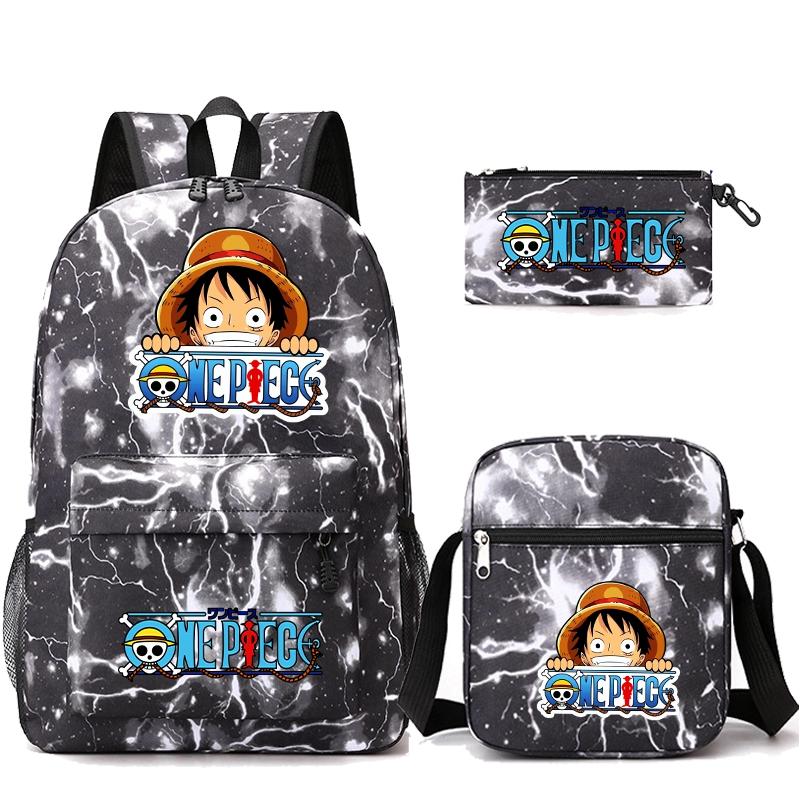 3 шт./компл. аниме цельный рюкзак с наплечной сумкой пенал для мальчика и девочки школьная сумка женская дорожная сумка Mochila