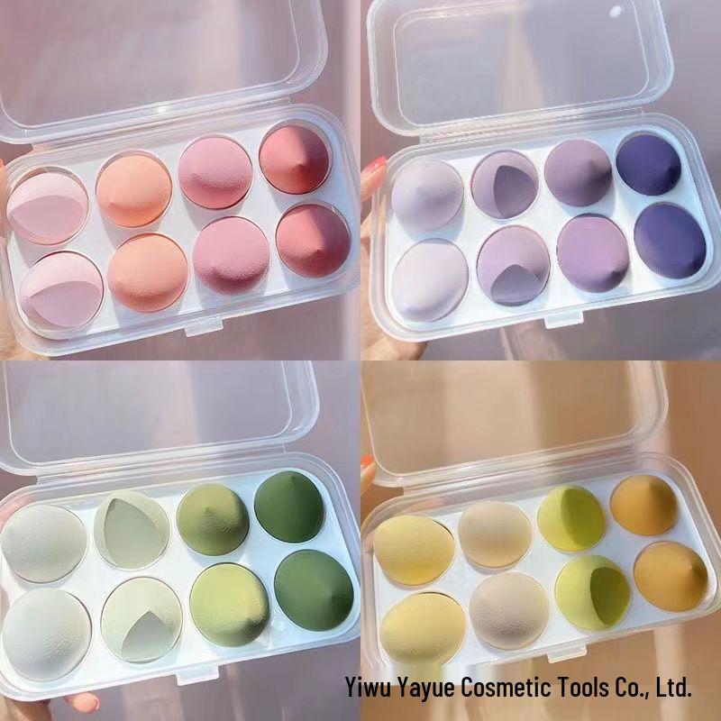 Super Soft Beauty Sponge Makeup Egg Set - Non-Absorbing Puff Cushion