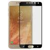 Full Coverage Tempered Glass Silk Print Black for Your Samsung Galaxy A6 Plus 2018