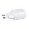 20W PD 20W QC3.0 Fast Charging Type C Dual USB Port Charger Universal EU Portable Wall Charger Mobile Phones Made ABS