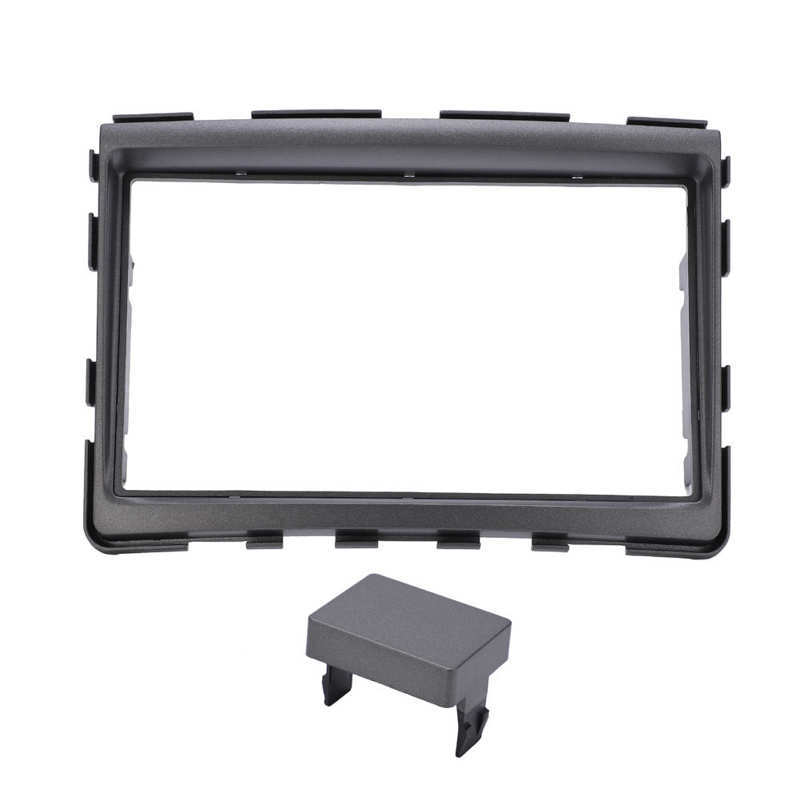 2Din Radio Stereo Fascia Frame Trim Replacement for SSANG YONG Rodius/Turismo/Stavic 2013+ Dash Stereo Bezel